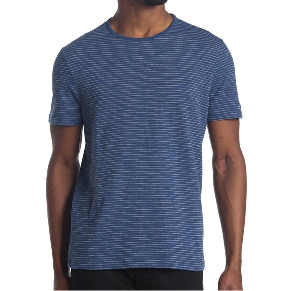 John Varvatos Other - John Varvatos Summer Stripe Crew T-Shirt Blue